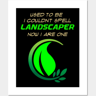 Funny Landscaper Profession Posters and Art